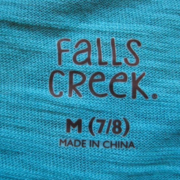 😳 Falls Creek dog sequence t-shirt girls size 7/8 - Picture 3 of 6